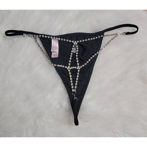 Victoria Secret Sexy Rhinestone Tog S - Picture 1 of 6